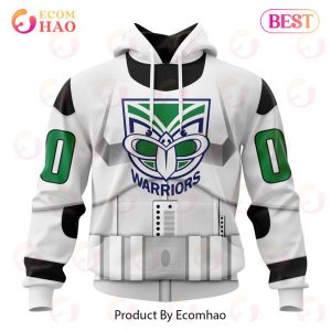 NRL New Zealand Warriors Special Star Wars Design 3D Hoodie