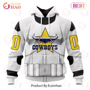 NRL North Queensland Cowboys Special Star Wars Design 3D Hoodie