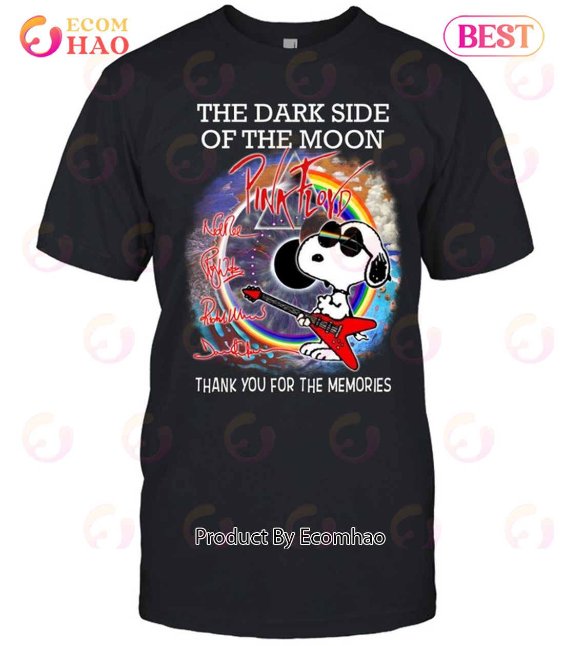 The Dark Side Of The Moon Pink Floyd Thank You For The Memories T-Shirt