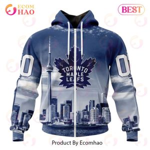NHL Toronto Maple Leafs Special Design With CN Tower 3D Hoodie
