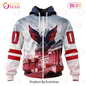 NHL Washington Capitals Special Design With The Capitol Building 3D Hoodie