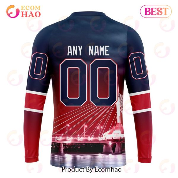 NHL Winnipeg Jets Special Design With Esplanade Riel 3D Hoodie