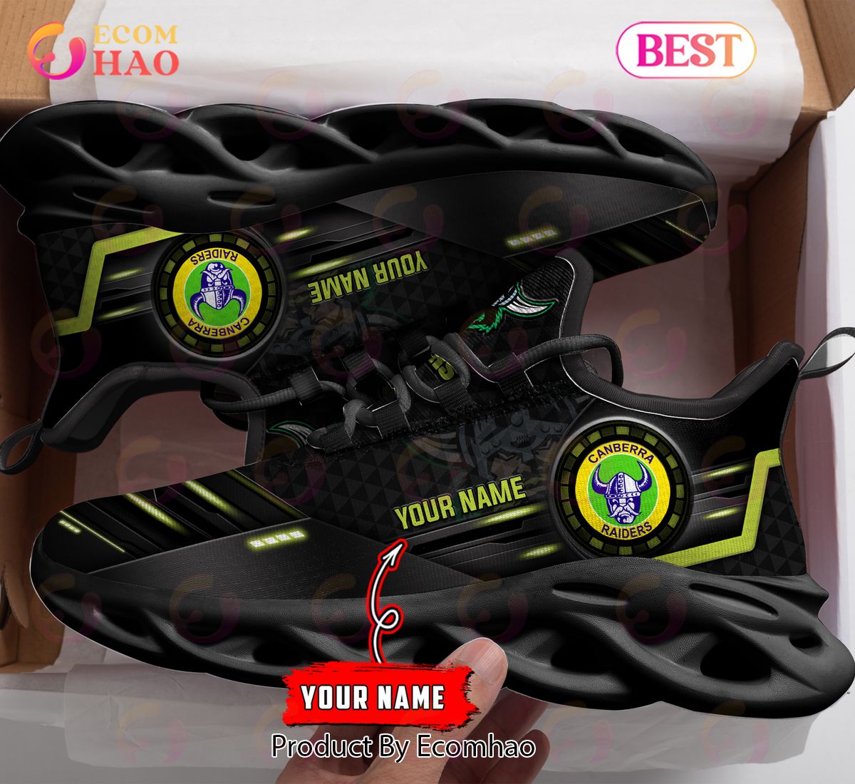 Canberra Raiders NRL Personalized New Clunky Sneaker