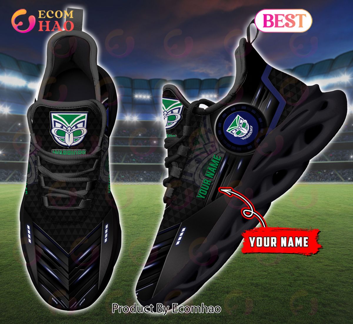 New Zealand Warriors NRL Personalized New Clunky Sneaker