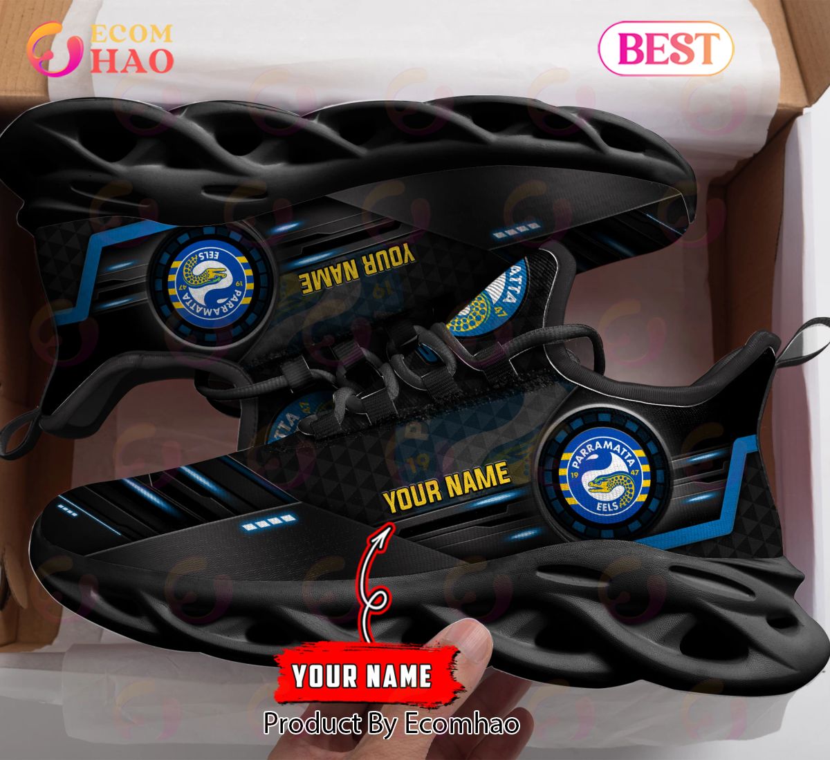 Parramatta Eels NRL Personalized New Clunky Sneaker