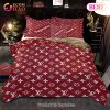Louis Vuitton Supreme Red Fashion Logo Luxury Brand Premium Bedding Sets Bedroom Decor Thanksgiving Decorations For Home Louis Vuitton Supreme Red Fashion Logo Luxury Brand Premium Bedding Sets Bedroom Decor Thanksgiving Decorations For Home