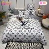 Louis Vuitton White Luxury Brand High-End Bedding Sets Lv Bedroom Decor Thanksgiving Decorations For Home Best Luxury Bed Sets Louis Vuitton White Luxury Brand High-End Bedding Sets Lv Bedroom Decor Thanksgiving Decorations For Home Best Luxury Bed Sets