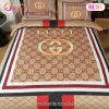 Luxury Gucci Logo Fashion Luxury Brand Model 42 Bedding Set Home Decoration Luxury Gucci Logo Fashion Luxury Brand Model 42 Bedding Set Home Decoration
