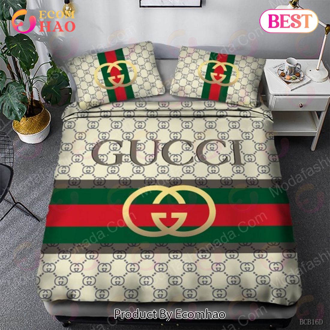Forfatning bekendtskab indsats Luxury Gucci Logo Fashion Luxury Brand Model 42 Bedding Set Home Decoration Bedding  Sets - Ecomhao Store