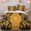 Versace Gold Luxury Brand Bedding Sets Bedspread Duvet Cover Set Bedroom Decor Thanksgiving Decorations For Home Best Luxury Bed Sets
