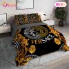Versace Green Fashion Logo Luxury Brand Premium Bedding Sets Bedroom Decor Thanksgiving Decorations For Home