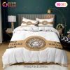 Versace Logo Golden Luxury Brand Bedding Set For Bedroom Luxury Bedspread Duvet Cover Set With Pillowcases Home Decoration