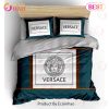 Versace Luxury Logo Fashion Brand Bedding Sets Bedroom Decor Thanksgiving Decorations For Home