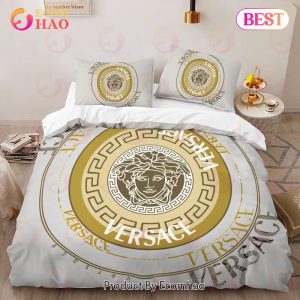 Versace New Logo Limited Edition Luxury Brand High-End Bedding Sets Lv Bedroom Decor Thanksgiving Decorations For Home Best Luxury Bed Sets