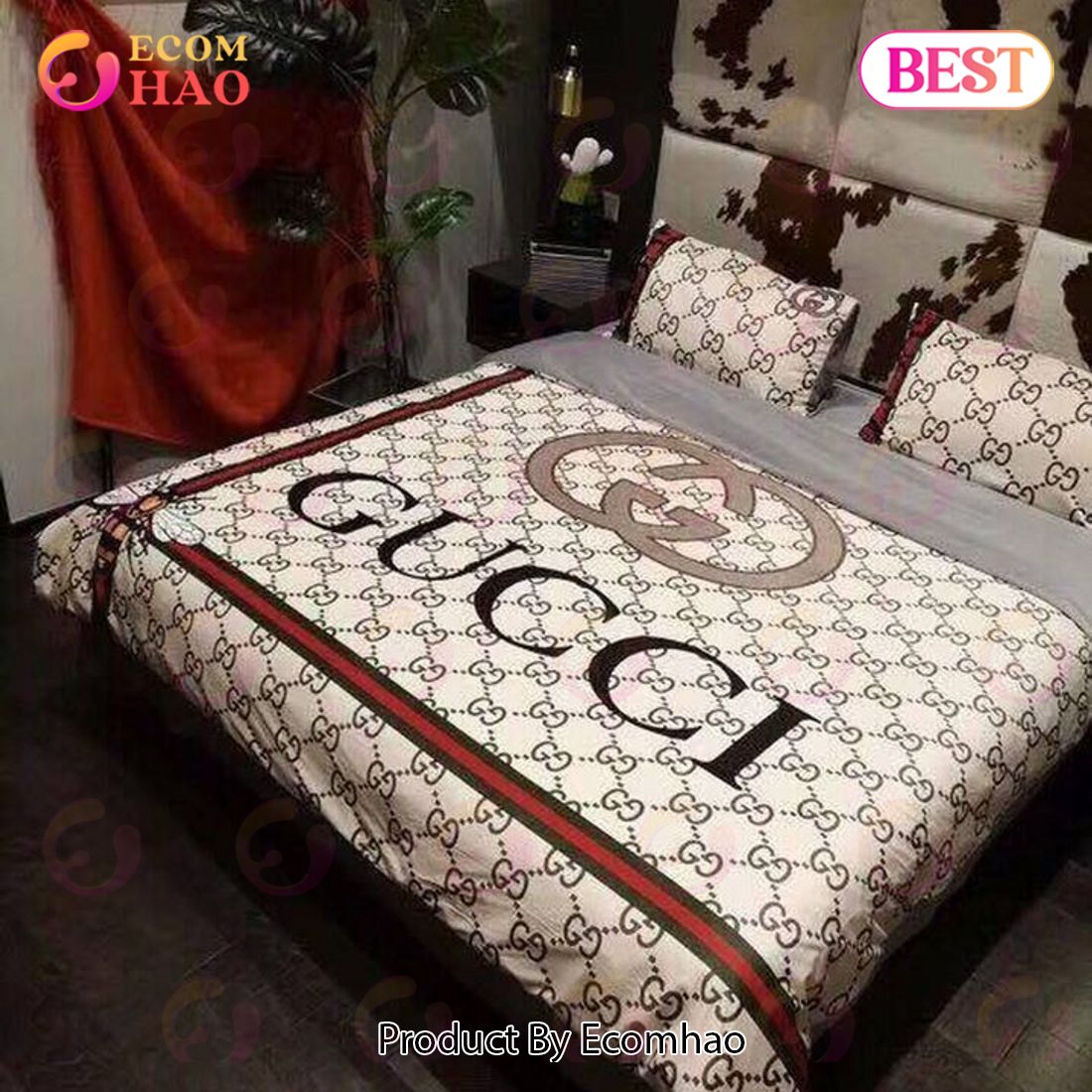 Gucci White Blue S Luxury S Bedding Sets Bedroom Idea Sheets Duvet Home Decor Bed Linen Bedspread Bedclothes Blankets Covers Luxury Items