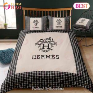 Hermes New Logo Hot Luxury Brand Bedding Sets Bedspread Duvet Cover Set Bedroom Decor Thanksgiving Decorations For Home Best Luxury Bed Sets