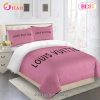 Louis Vuitton Fashion Logo Premium Luxury Brand High-End Bedding Sets Lv Bedroom Decor Thanksgiving Decorations For Home Best Luxury Bed Sets