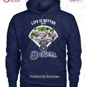 Life Is Better With Milwaukee Brewers T-Shirt