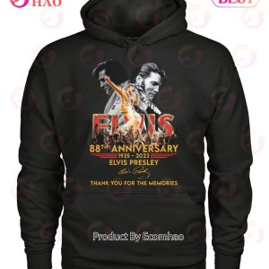 88th Anniversary Elvis Presley Thank You For The Memories T-Shirt