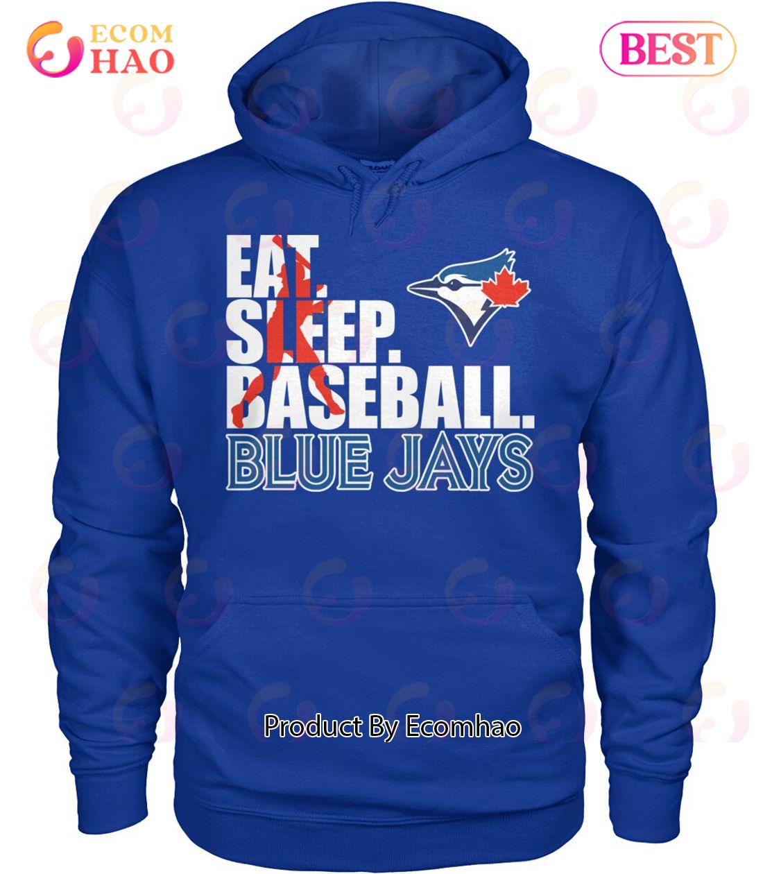 Eat Sleep Baseball Blue Jays T-Shirt