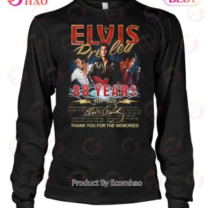Elvis Presley 88 Years 1935 – 2023 Thank You For The Memories T-Shirt