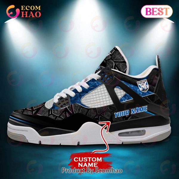 NRL Canterbury-Bankstown Bulldogs Air Jordan 4 Sneaker Custom Name