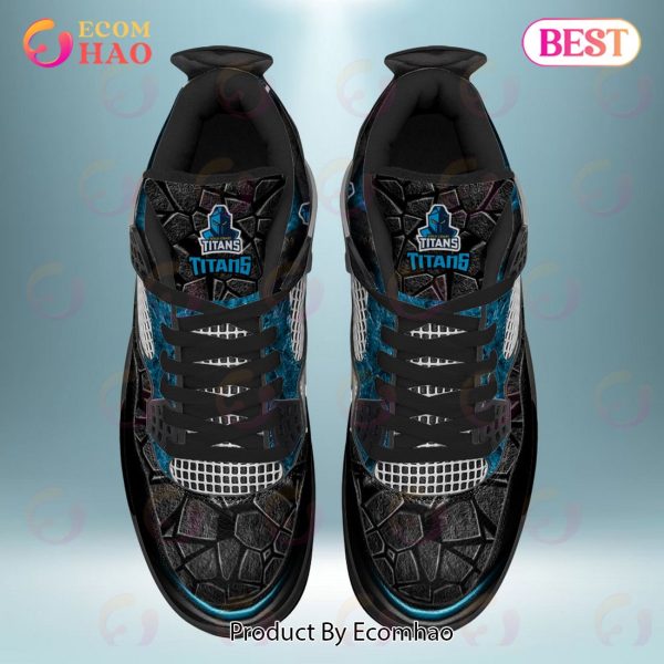 NRL Gold Coast Titans Air Jordan 4 Sneaker Custom Name