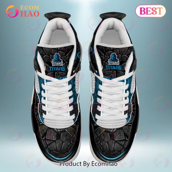 NRL Gold Coast Titans Air Jordan 4 Sneaker Custom Name