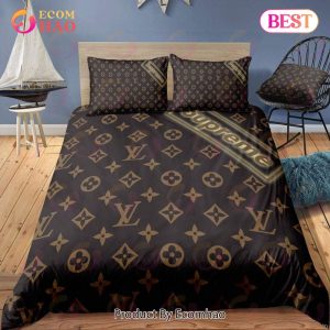 SALE] Louis Vuitton Supreme Hello Kitty Luxury Brand High-End Bedding Set LV  Home Decor