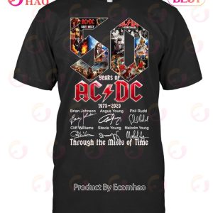 50 Years Of ACDC 1973 – 2023 Through The Mists Of Time T-Shirt