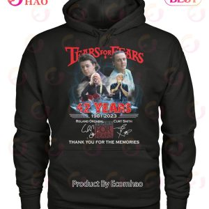 Tears For Fears 42 Years 1981 – 2023 Thank You For The Memories T-Shirt