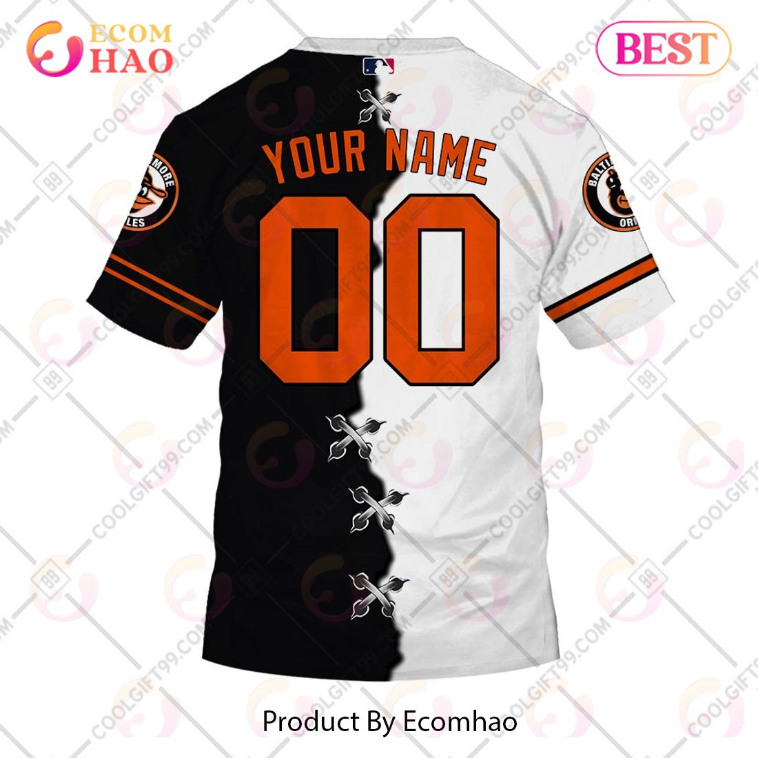 MLB Chicago White Sox Mix Jersey Custom Personalized Hoodie Shirt