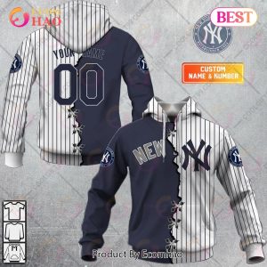 Personalized MLB New York Yankees Mix Jersey 3D Hoodie