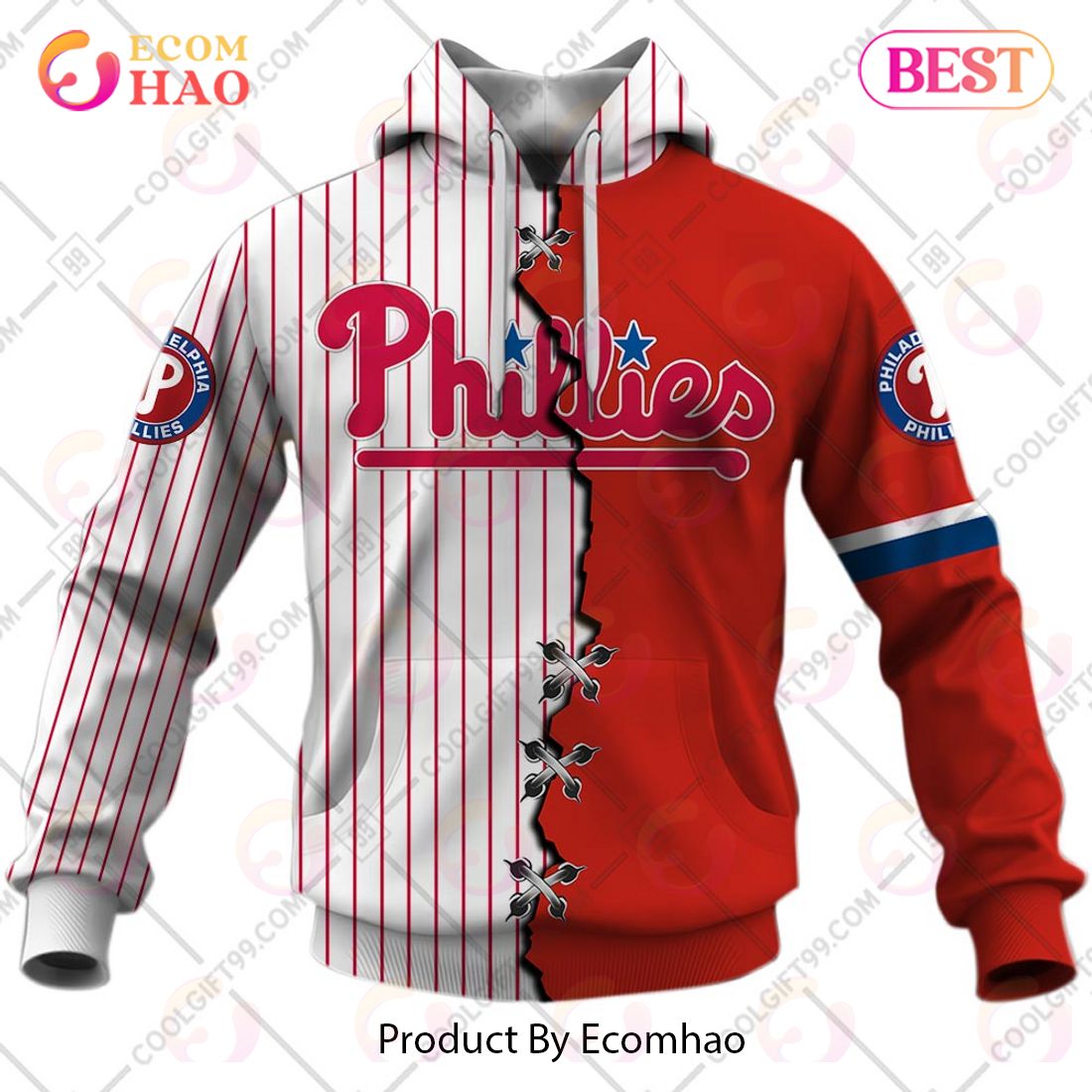 Philadelphia Phillies One Piece Baseball Jersey Black - Scesy