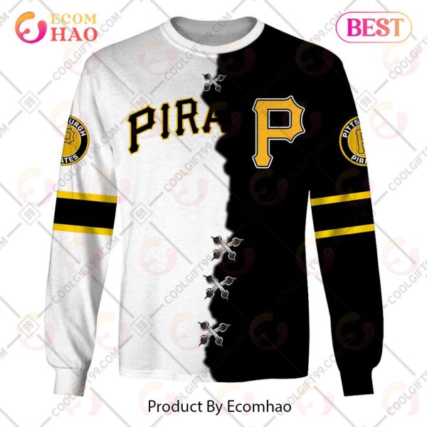 Personalized MLB Pittsburgh Pirates Mix Jersey 3D Hoodie