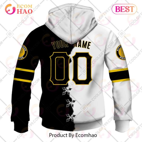 Personalized MLB Pittsburgh Pirates Mix Jersey 3D Hoodie