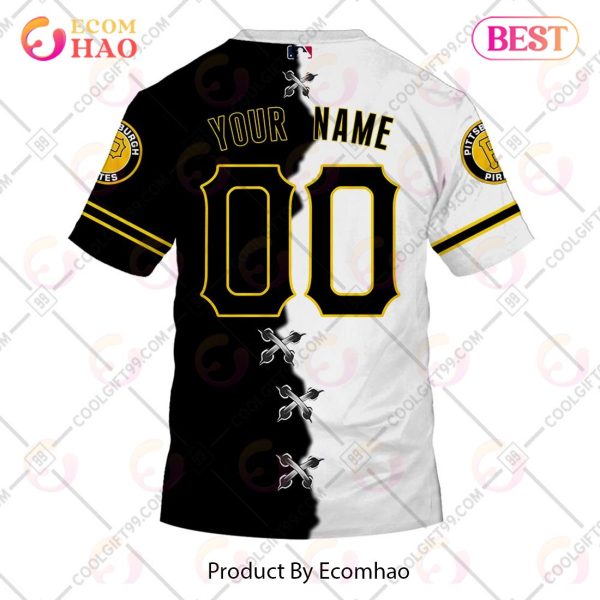 Personalized MLB Pittsburgh Pirates Mix Jersey 3D Hoodie