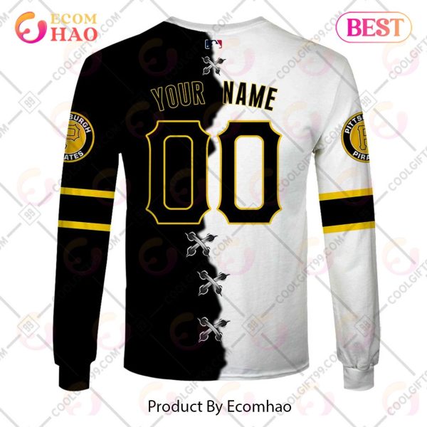 Personalized MLB Pittsburgh Pirates Mix Jersey 3D Hoodie