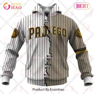 Personalized MLB San Diego Padres Mix Jersey 3D Hoodie