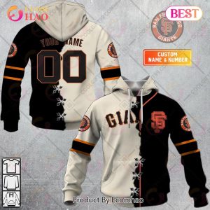 Personalized MLB San Francisco Giants Mix Jersey 3D Hoodie