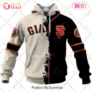 Personalized MLB San Francisco Giants Mix Jersey 3D Hoodie
