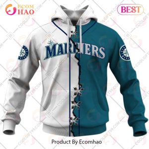 Personalized MLB Seattle Mariners Mix Jersey 3D Hoodie