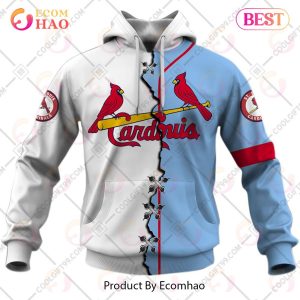 Personalized MLB St. Louis Cardinals Mix Jersey 3D Hoodie