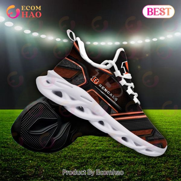 NEW NFL Cincinnati Bengals Custom Name Max Soul Sneaker