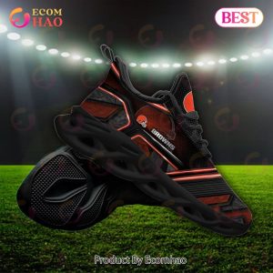 NEW NFL Cleveland Browns Custom Name Max Soul Sneaker