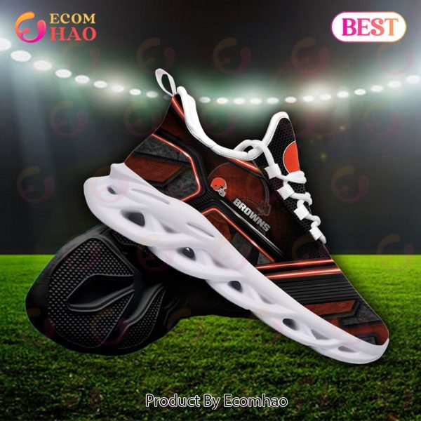 NEW NFL Cleveland Browns Custom Name Max Soul Sneaker