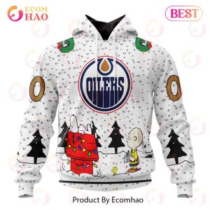 NHL Edmonton Oilers Special Peanuts Design 3D Hoodie