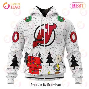 NHL New Jersey Devils Special Peanuts Design 3D Hoodie