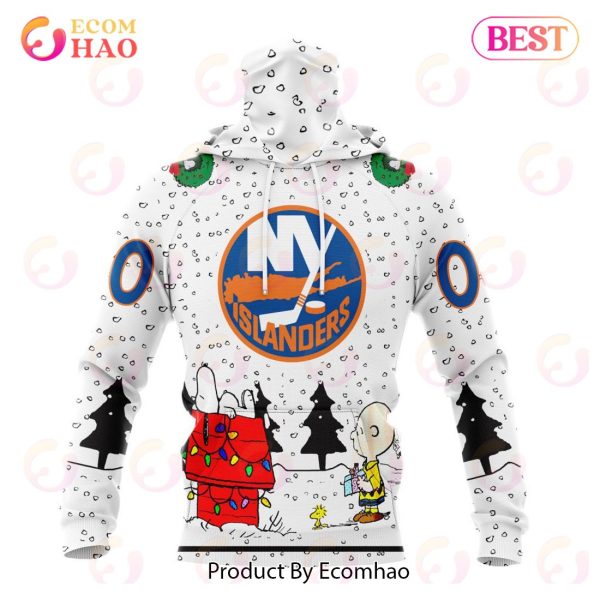 NHL New York Islanders Special Peanuts Design 3D Hoodie
