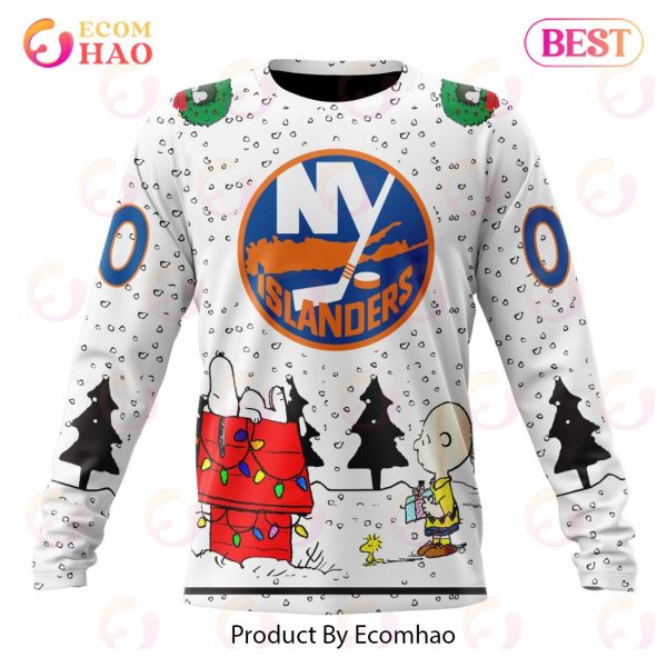 NHL New York Islanders Special Peanuts Design 3D Hoodie